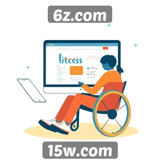 Acessibilidade e navegação no 6z.com para novos usuários
