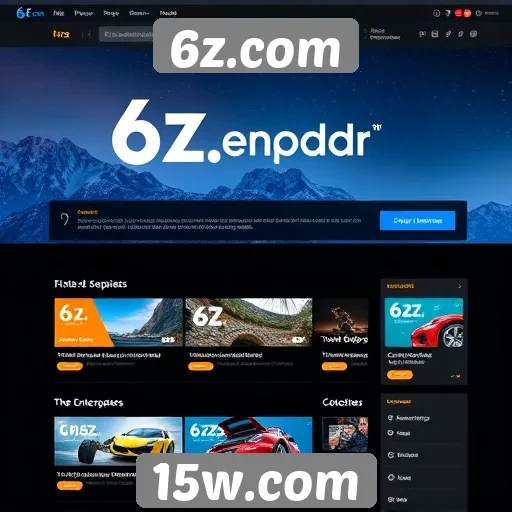 Análise da interface do usuário do site 6z.com